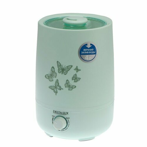 Увлажнитель воздуха DELTA LUX DE-3704 ультразвуковой 30 Вт 4 л до 45 м2 арома мятный 535000₽