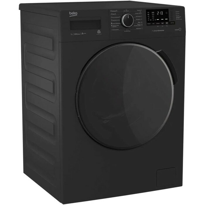 Стиральная машина Beko WSPE7612A, с фронтальной загрузкой, с паром, 7кг, 1200об/мин, инверторная