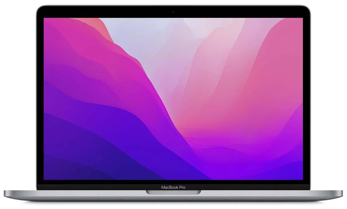 13.3" Ноутбук Apple MacBook Pro 13 2022 , Apple M2, RAM 8 ГБ, SSD 512 ГБ, MNEJ3, Space Grey серый космос