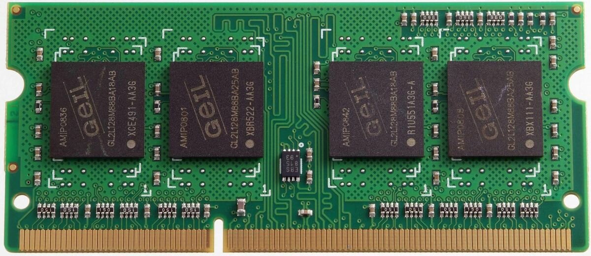 Оперативная память GeIL GGS34GB1600C11SC DDR3L - 1x 4ГБ 1600МГц, для ноутбуков (SO-DIMM), Ret