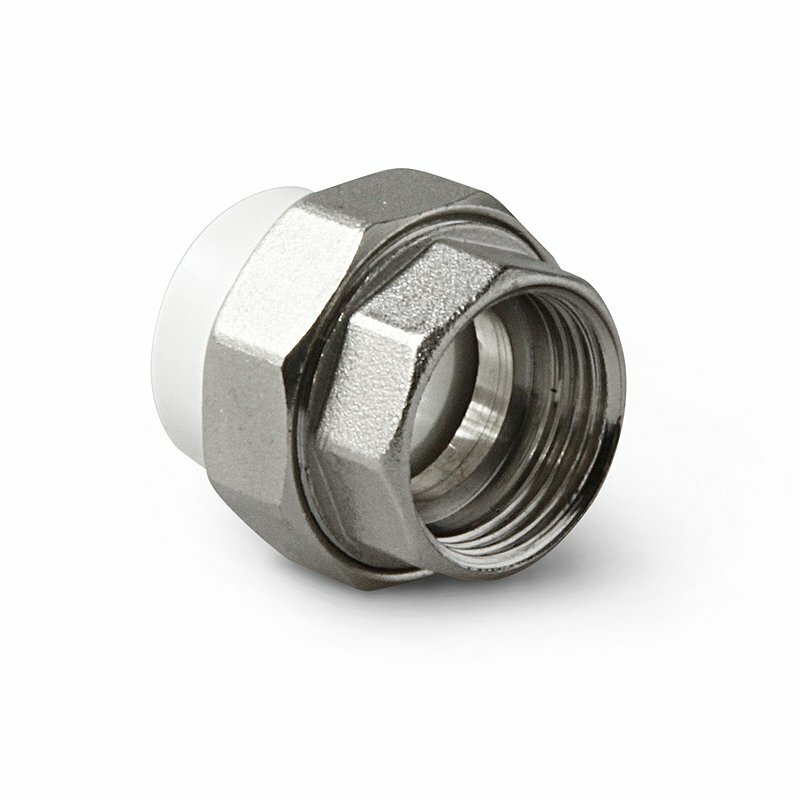 муфта полипропиленовая разъемная (американка) PRO AQUA 20мм х 1/2" ВР - фото №9