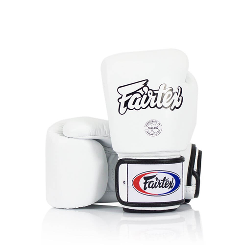 детские боксерские перчатки fairtex bgv1 red 8 унций Боксерские перчатки Fairtex BGV1 White (10 унций)