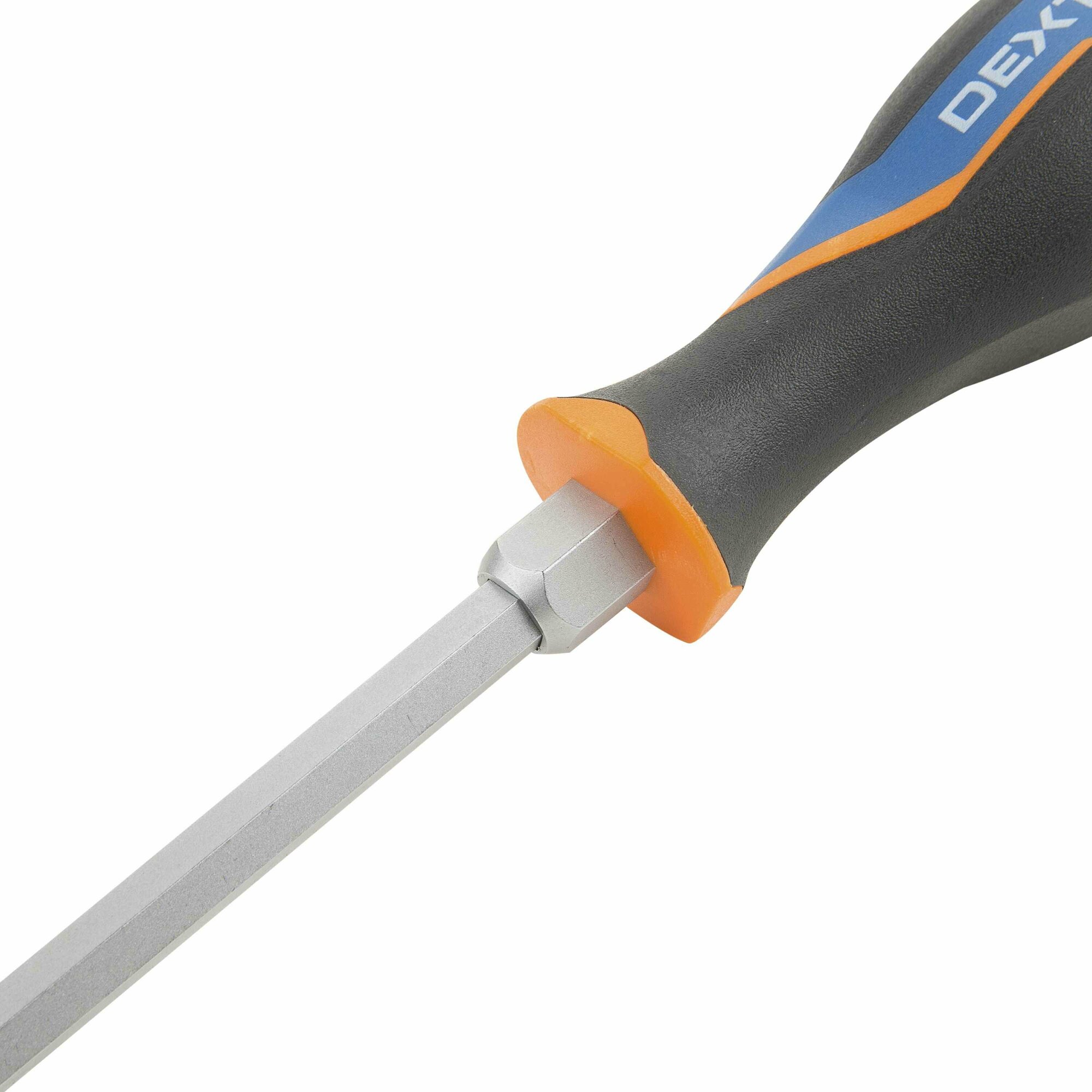 Отвёртка шлицевая Dexter SL10х200 мм - фото №6