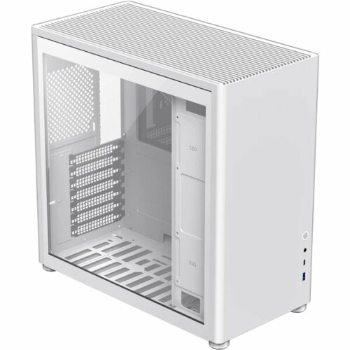 Корпус GameMax Spark Pro Full White без БП (Midi Tower, ATX, Белый, USB3.0+Type C, Зак. стекло)