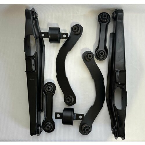 Все рычаги задней подвески митсубиси ланцер 10 Mitsubishi Lancer 10 с салейнтблоками продольных рычагов левый правый верх низ комплект 6 шт 19990₽