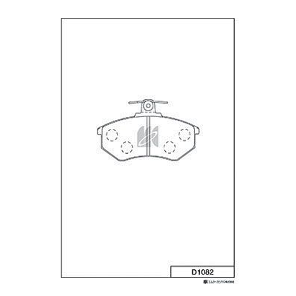 MK KASHIYAMA D1082 (D1082_MK) d1082 колодки дисковые передние\ chery amulet / qq / tiggo all 06