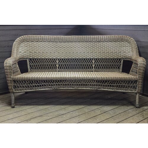 Диван 3-местный из искусственного ротанга мэдисон 