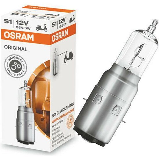 Лампа автомобильная OSRAM S1 25/25W BA20d 12V 1шт 64326