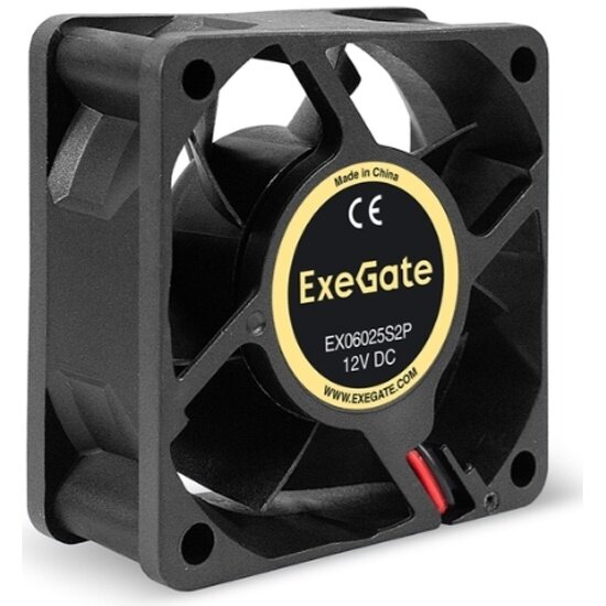 Вентилятор для корпуса Exegate EX06025S2 12В DC 60x60x25мм EX295227RUS