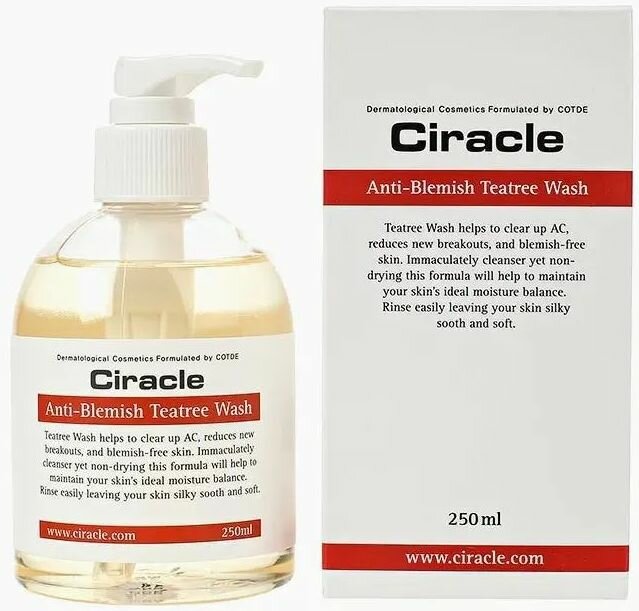 Ciracle Пенка для умывания для проблемной кожи с маслом чайного дерева Anti-Blemish Teatree Wash, 250 мл