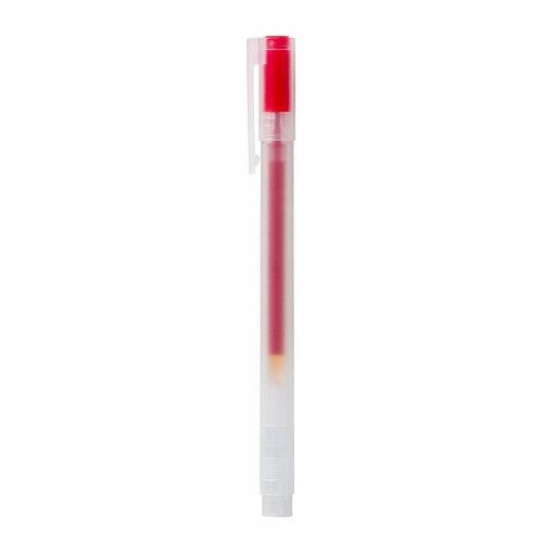 Гелевая ручка красная MUJI 0,5 мм