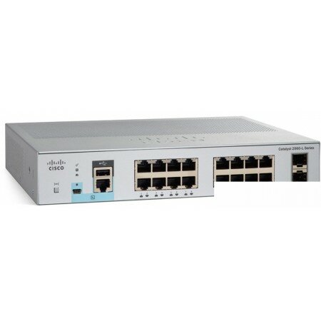 Управляемый коммутатор 2-го уровня Cisco Catalyst WS-C2960L-16TS-LL