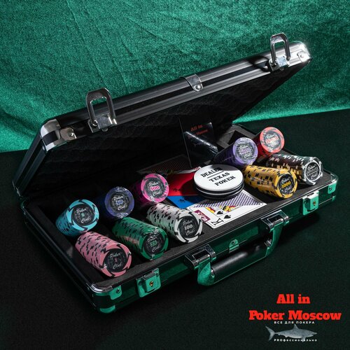 Профессиональный покерный набор на 300 фишек номер 100 покерный набор профессиональный