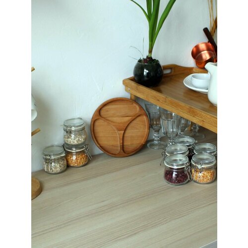 Доска сервировочная, менажница деревянная