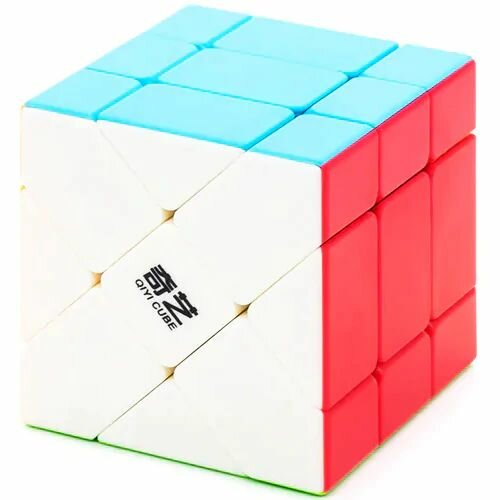 Кубик Рубика Фишер / QiYi MoFangGe Fisher Cube Цветной пластик / Развивающая головоломка