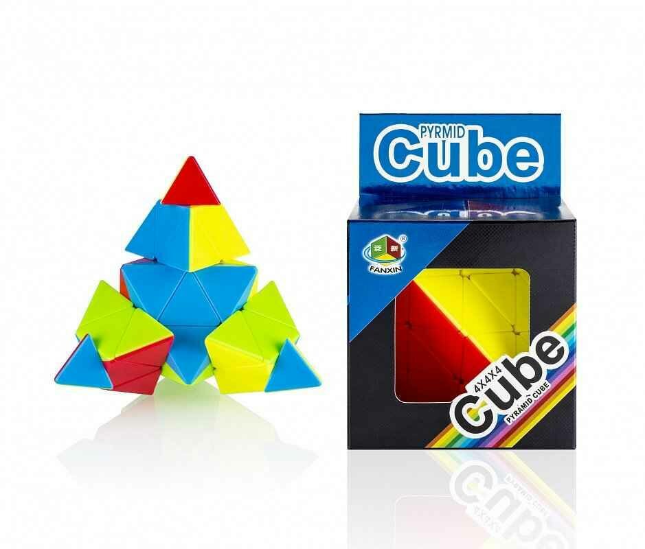 Cube. Головоломка Треугольная пирамида "Pyramid cube" 10,5х10,5 см в коробке арт. WZ-13122