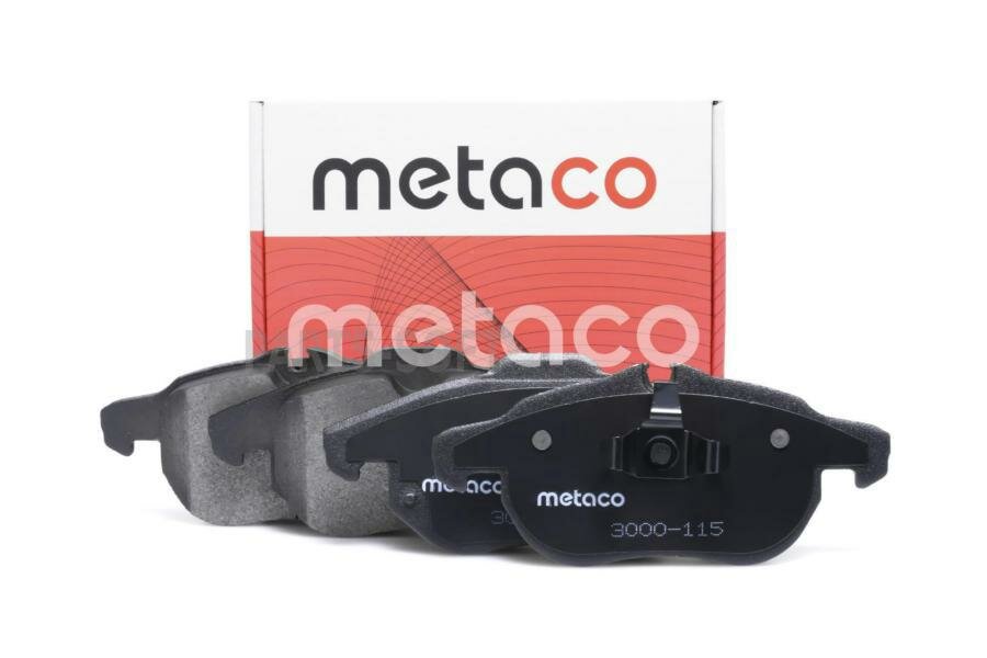 METACO 3000-115 Колодки тормозные передние к-кт Opel Vectra C (2002-2008), SAAB 9-3 (1998-2002)