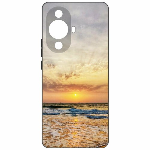 Чехол-накладка Krutoff Soft Case Индия, Пляжи Гоа для Huawei Nova 11 Pro черный чехол накладка krutoff soft case индия пляжи гоа для huawei y5 2019 черный
