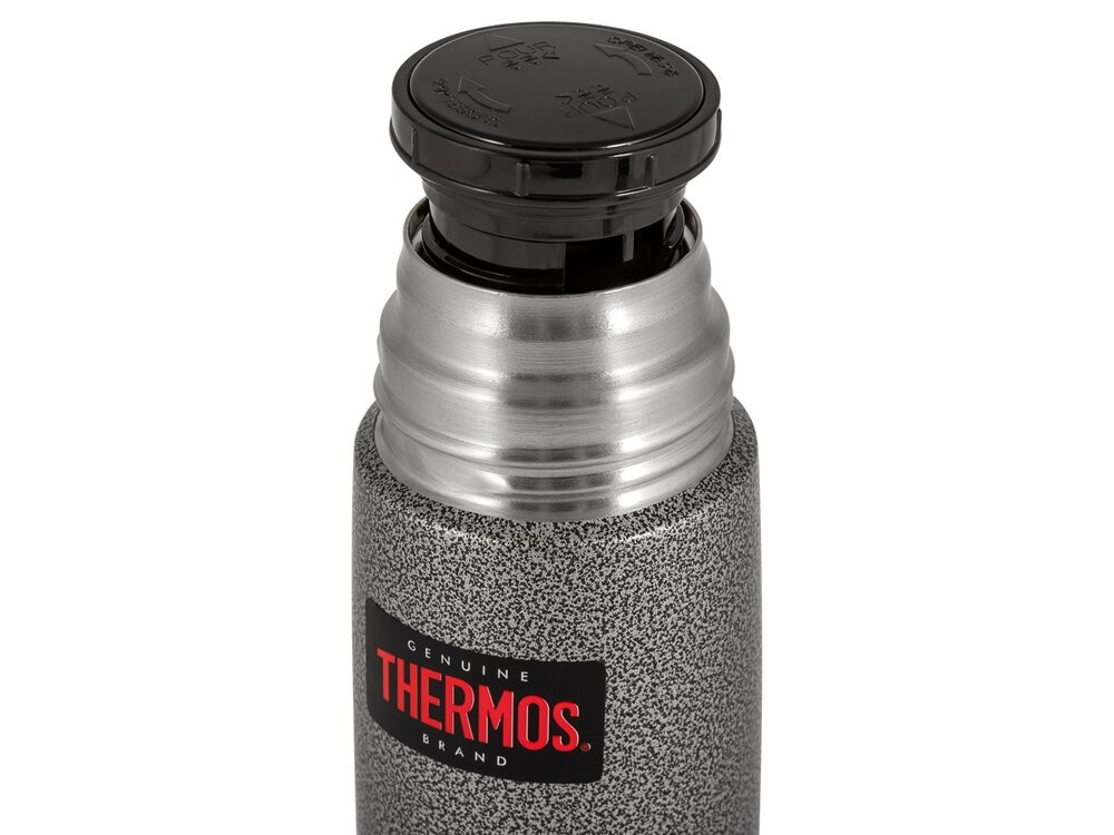 Классический термос Thermos FBB, 0.75 л, hammered grey - фотография № 9