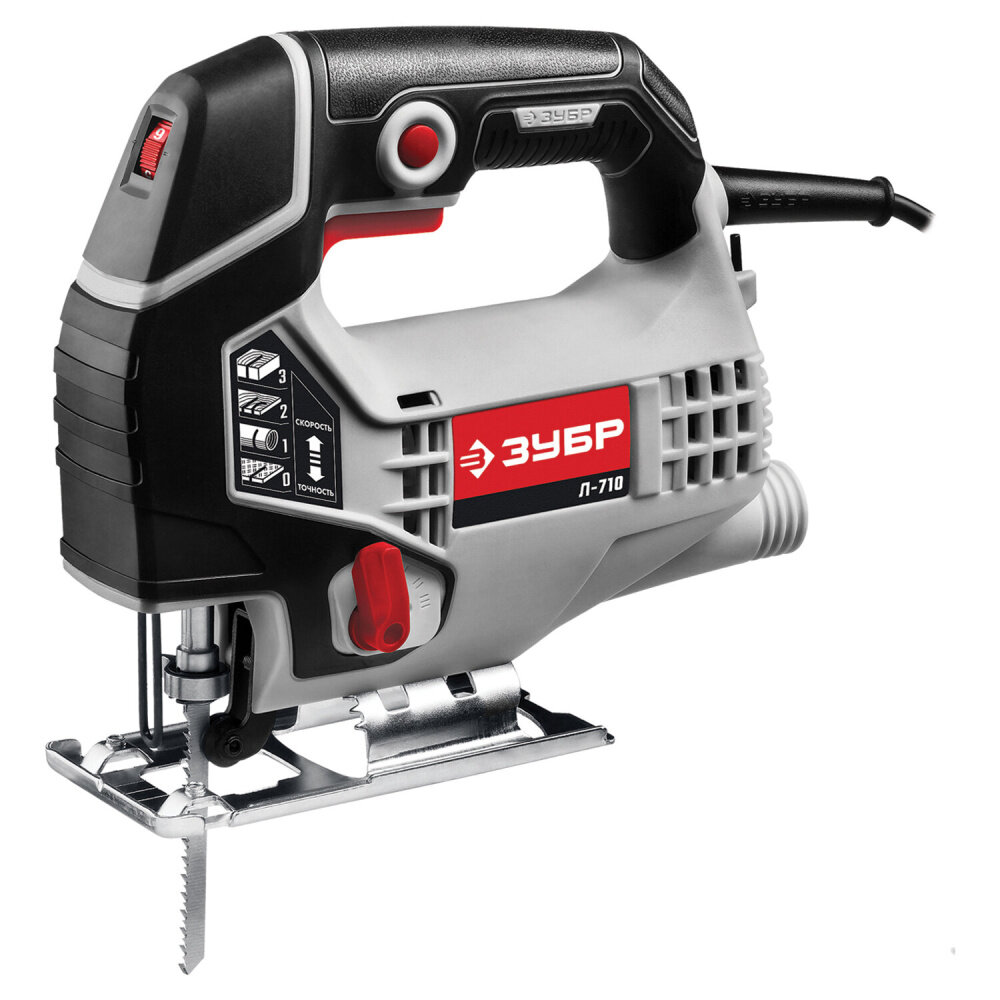 фото Лобзик сетевой, 710 Вт, 3000 ход./мин, глубина реза 80 мм, ЗУБР Л-710