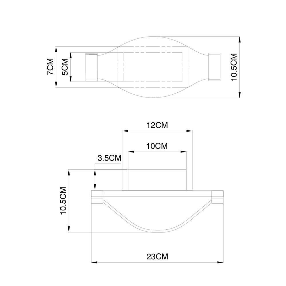 Настенный светильник Arte lamp GRACE A1868AP-1PB / LED / IP20 / 4000К / 200Лм / латунь - фото №6