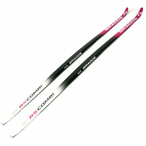 Лыжи STC Brados RS Combi JR Black/Pink 172 лыжи подростковые беговые пластиковые stc brados rs combi jr black pink 152 см