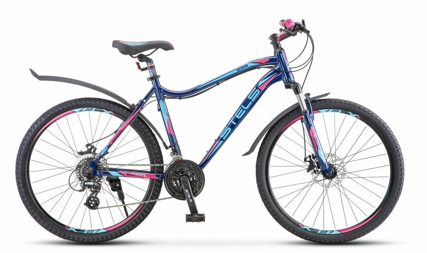 Велосипед женский STELS Miss-6100MD 26" 21-ск. рама 19". Тёмно-синий LU079815