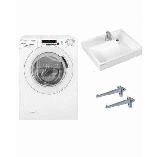 Candy GrandO Vita Smart GVS34 116D22-07 и раковина над стиральной машиной Юпитер 50 3820000₽