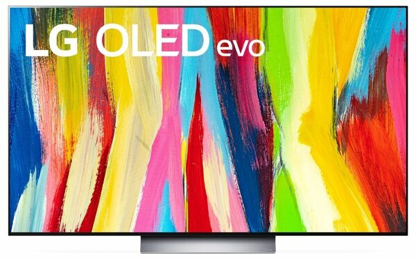 55" Телевизор LG OLED55C2RLA 2022 OLED, темный титан