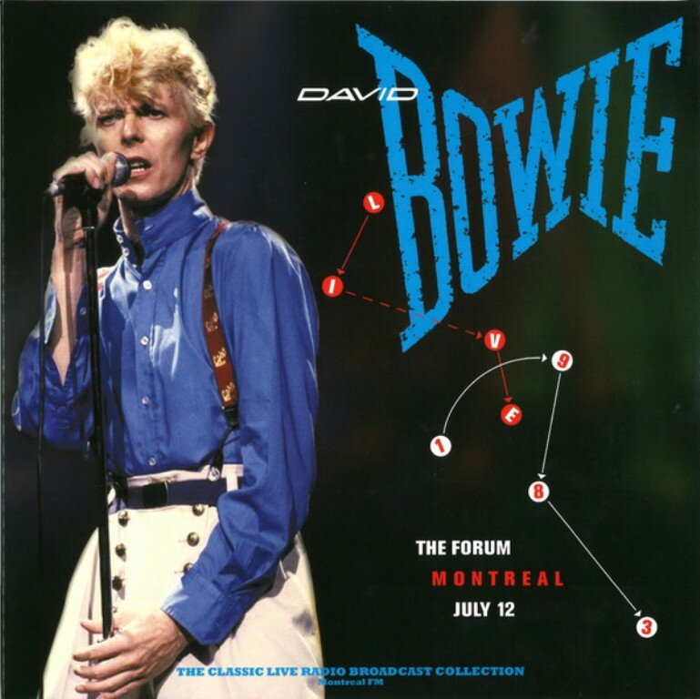 Виниловая пластинка David Bowie. Live At The Forum Montreal 1983. Turquoise (2 LP)