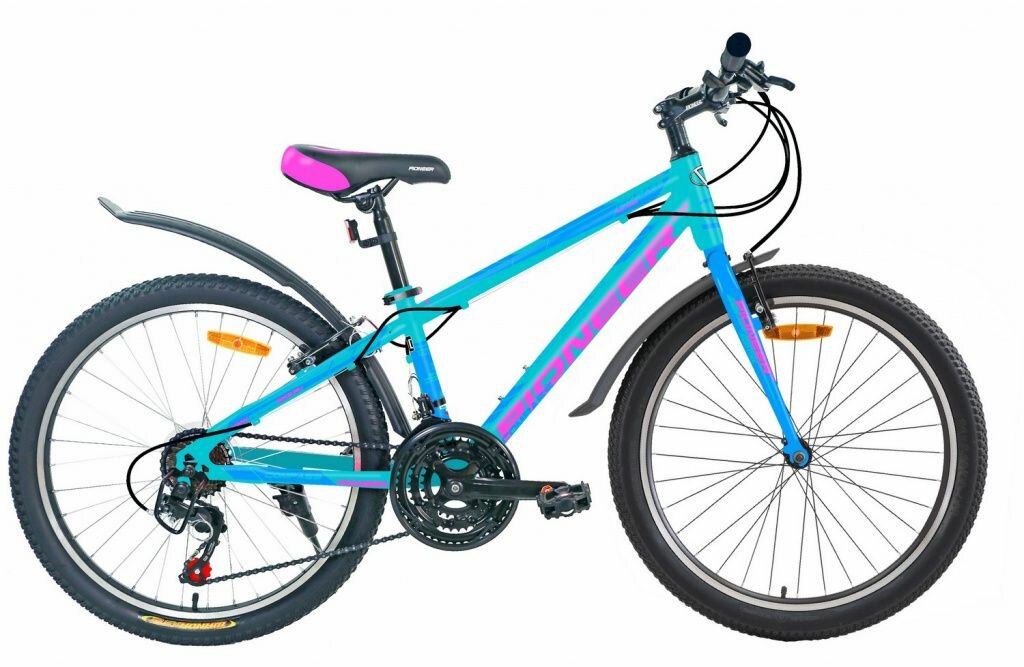 PIONEER Compass 24"/12" mint-blue-pink Велосипед