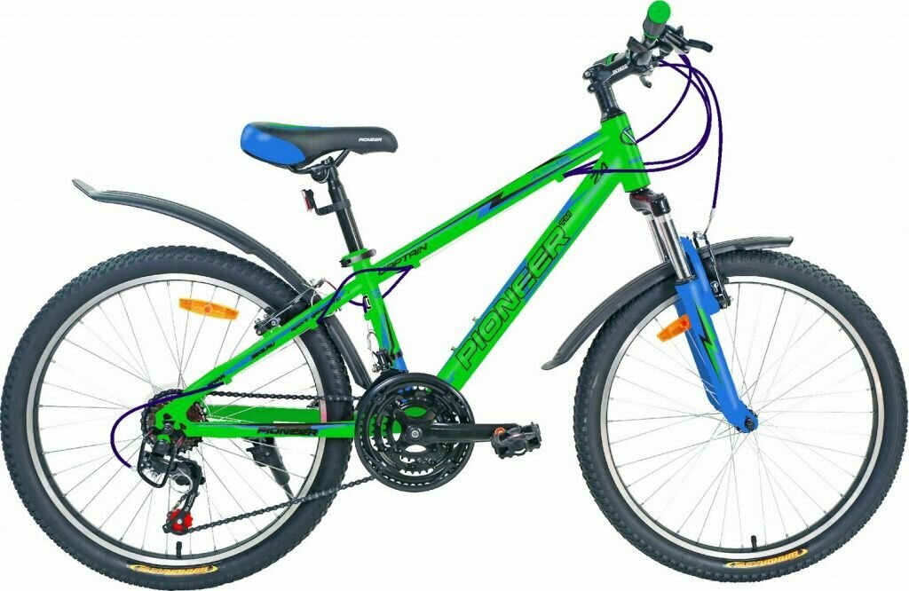 PIONEER Captain 24"/12' green-blue-black Велосипед