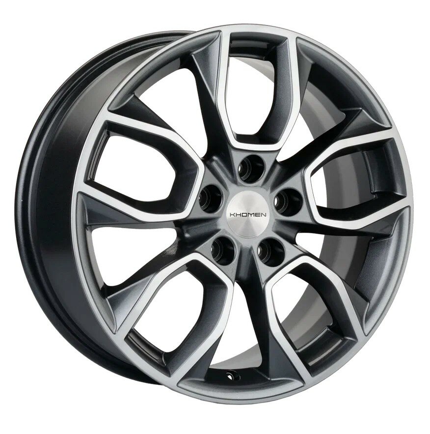 Диск Khomen KHW1713 ZV Kodiaq 7.0*17 5*112 ET40 D57,1 GRAY-FP