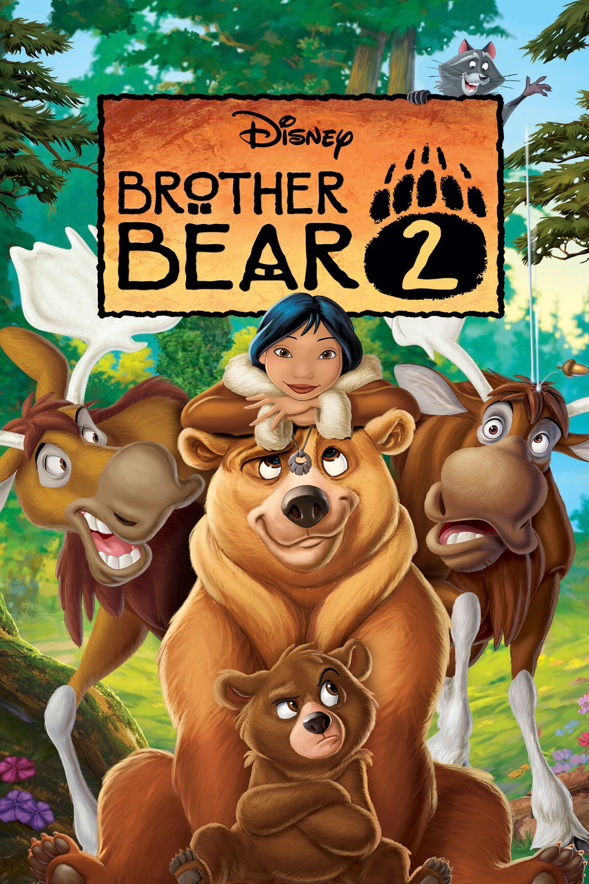 Постер / Плакат / Картина Brother Bear 2 60х40 см