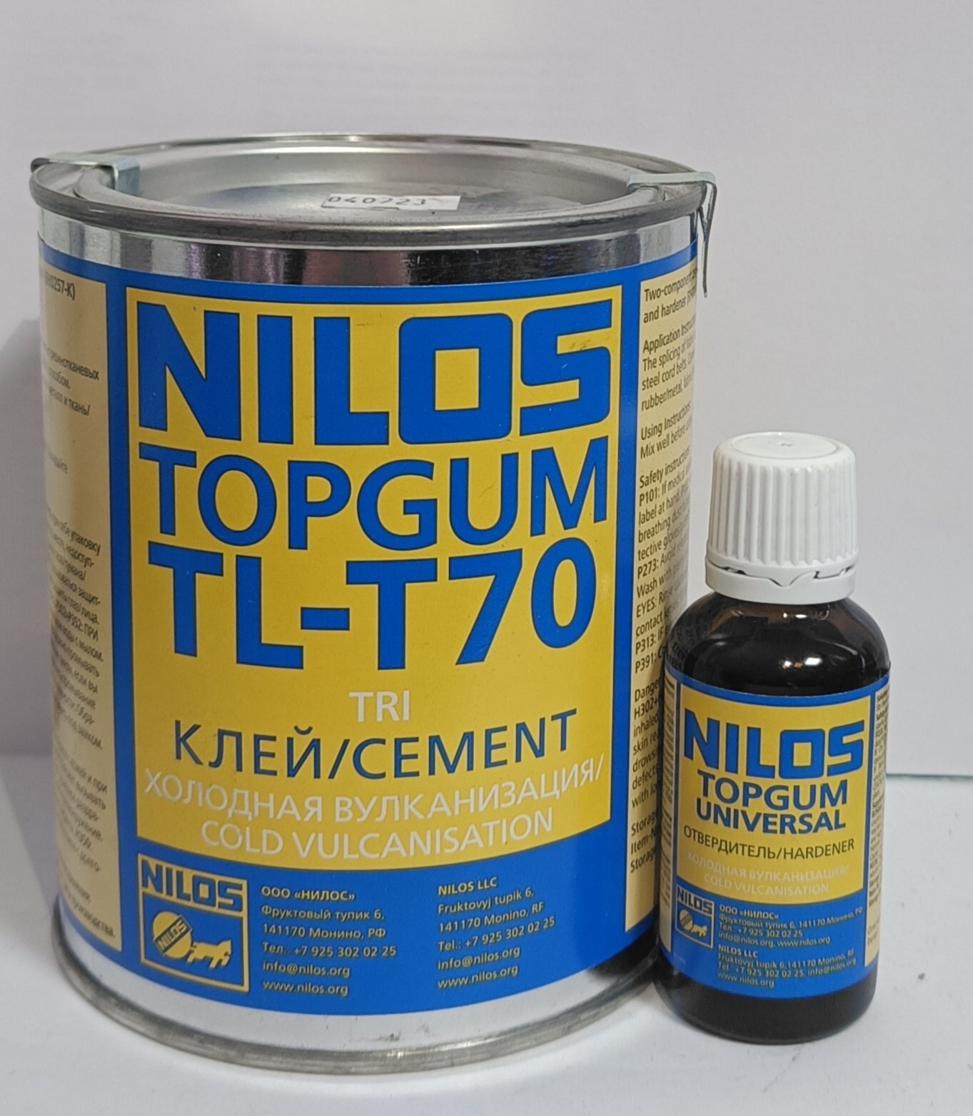 Двухкомпонентный клей NILOS TOPGUM TL-T 70 (Клей+отвердитель)