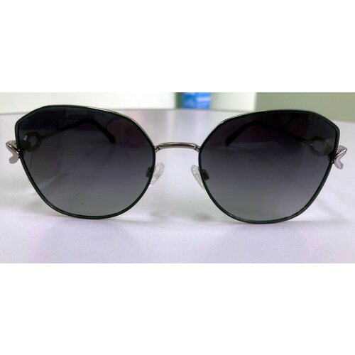 Солнцезащитные очки Genex, серебряный, черный