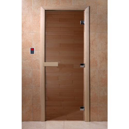 Дверь для сауны DoorWood (Дорвуд) 60x180 Основная серия Бронза