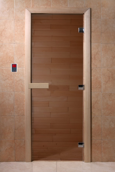 фото Дверь для сауны DoorWood (Дорвуд) 60x180 Основная серия Бронза