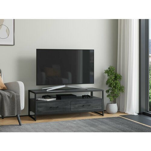 Тумба под ТВ Urban Лофт 02 Черныйсеверное дерево темное 14490₽