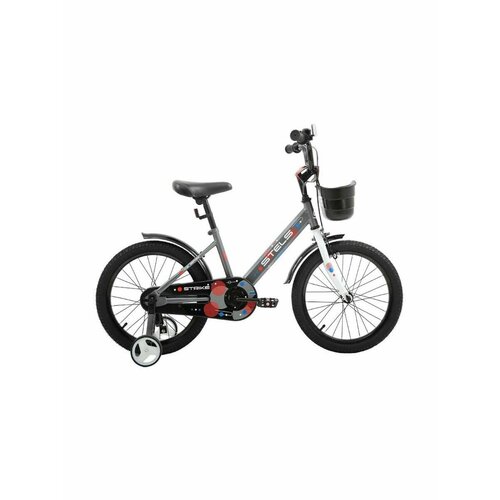 Велосипед детский Stels 18 Strike VC 2023 года серый 10164₽