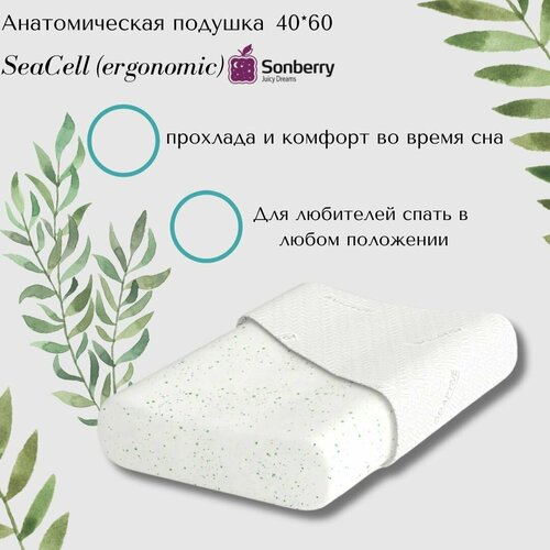 Анатомическая подушка 40*60 Sonberry SeaCell (ergonomic)