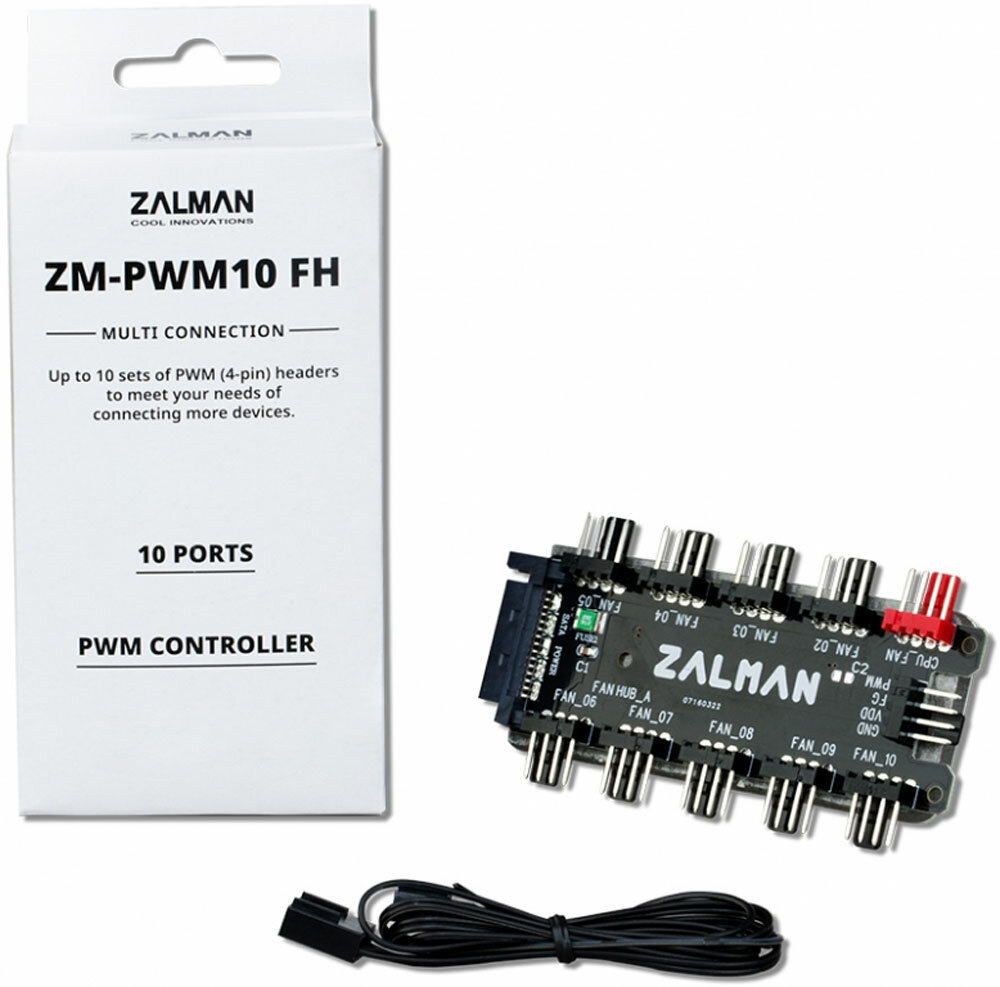 Контроллер вентиляторов Zalman PWM Controller 10Port (ZM-PWM10 FH) - фото №8