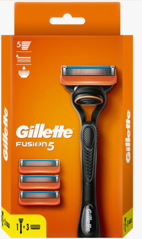 Бритва Gillette Fusion с 4 сменными кассетами - фото №17