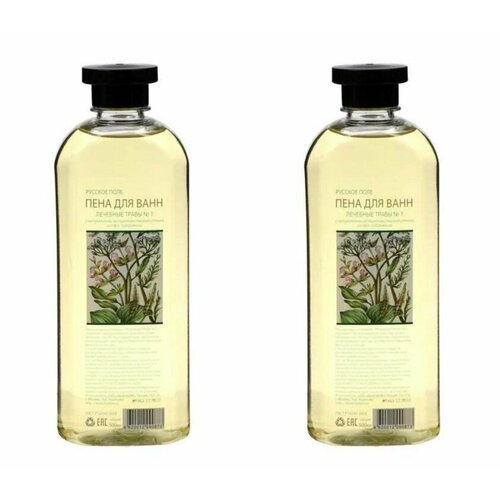 Русское поле Пена для ванн лечебные травы N1 500 мл 2 шт 716₽