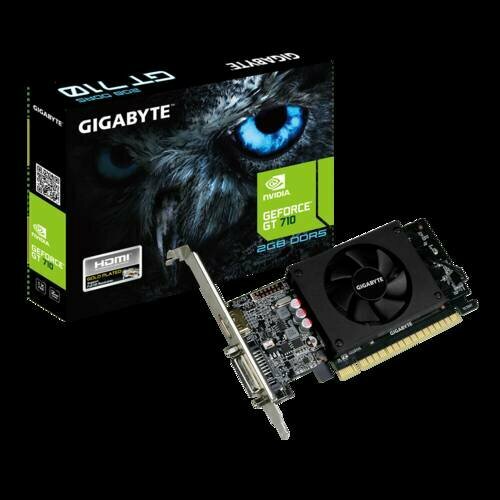 Видеокарта GIGABYTE nVidia GeForce GT 710 , , 2Гб, GDDR5, Low Profile, Ret - фото №9