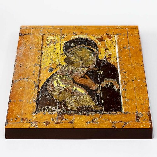 Владимирская икона Божией Матери, XII в, печать на доске 20*25 см