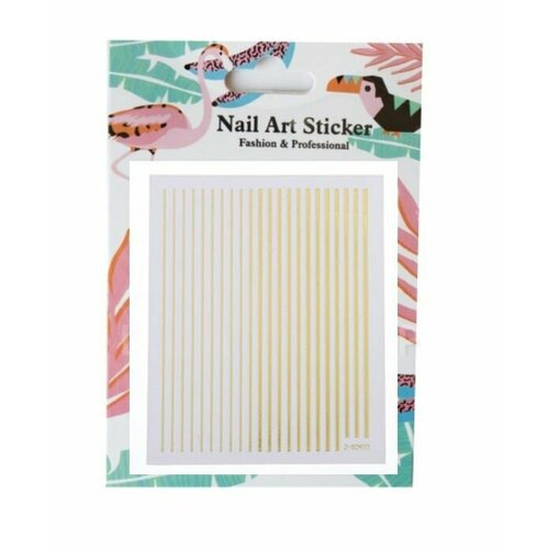 Farres cosmetics Наклейки для дизайна ногтей Плоские металлизированные 316₽