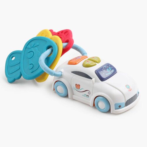 Игрушка-прорезыватель 8х7 см музыкальная с подсветкой пластиксиликон Машина Traffic 1390₽