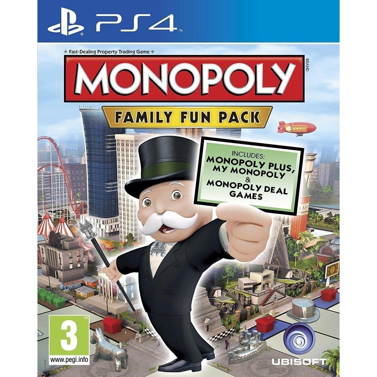 PS4 игра Ubisoft Monopoly Family Fun Pack