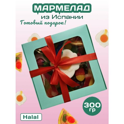 Европейский мармелад жевательный, желейный, ассорти, набор подарочный мармелад жевательный желейный damla gummy алфавит 80 г